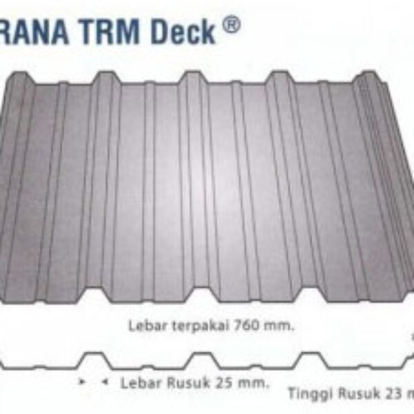 Atap Zincalume Galvalume Sarana TRM Deck 760