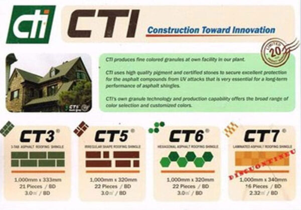 Genteng Bitumen CTI