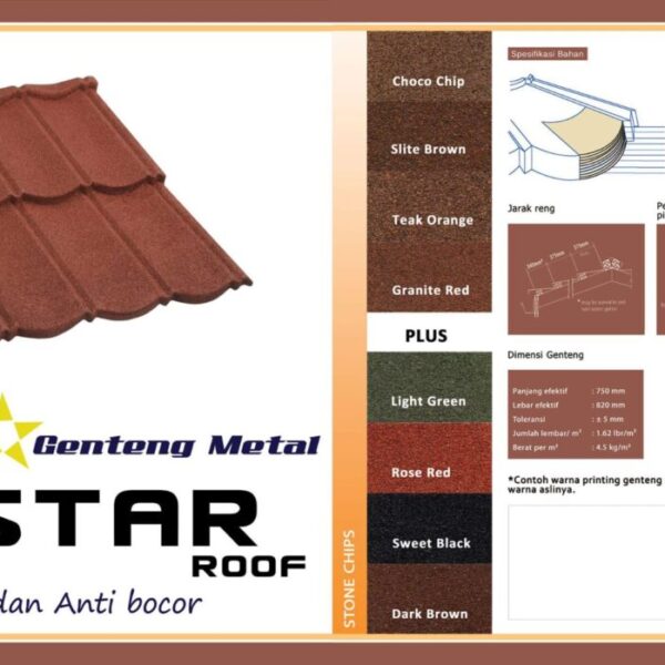 Genteng Metal Star Roof